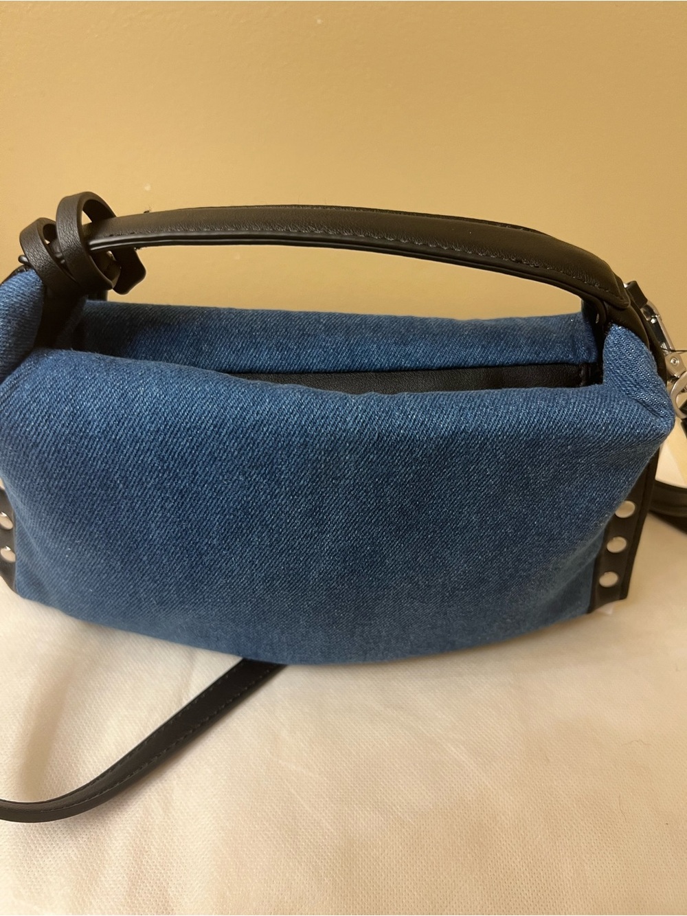 DKNY Jeans Denim Crossbody NWT - Picture 4 of 8